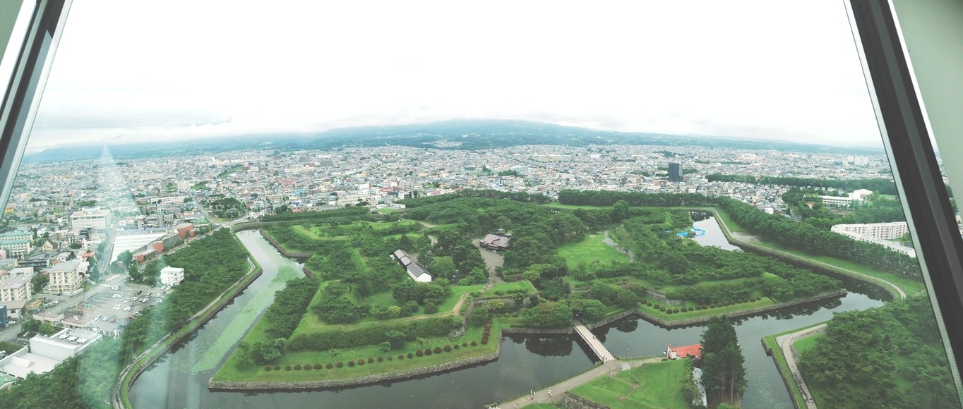 《2015北海道夏季之旅》 函馆市趴趴走 ~  五稜郭之五芒星型堡垒 Goryukaku